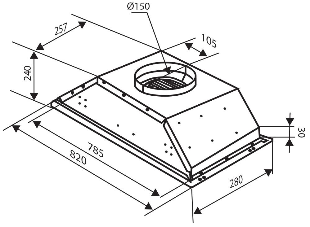 Схема с размерами