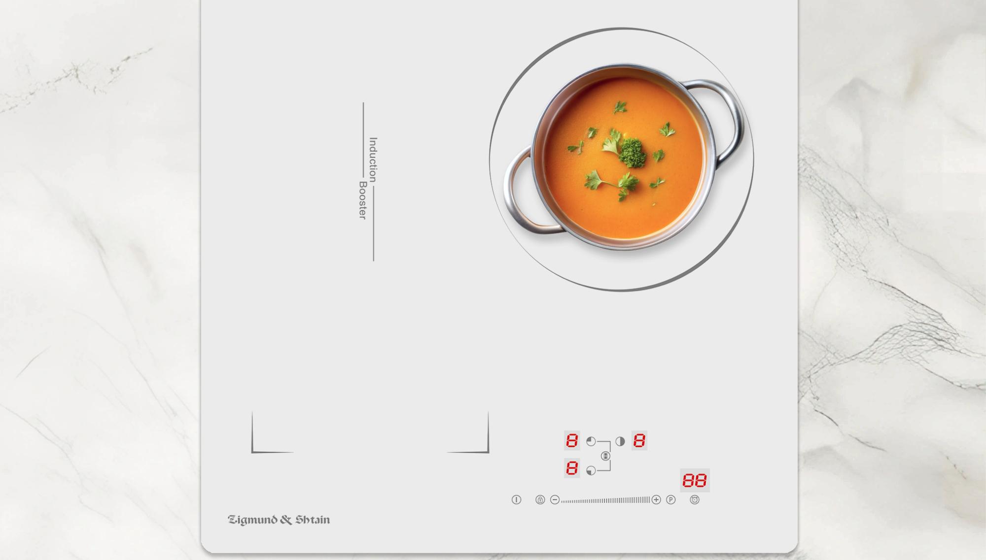 Стеклокерамическая варочная панель Zigmund Shtain CI 49.4 W Стеклокерамическая варочная панель Zigmund Shtain CI 49.4 W