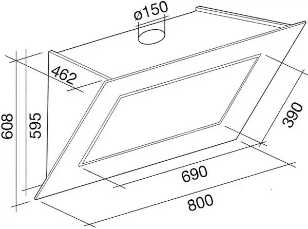 Схема с размерами