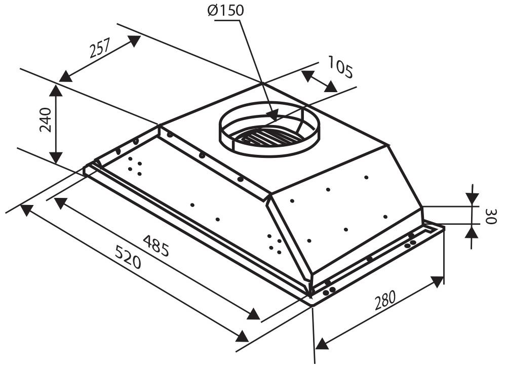 Схема с размерами