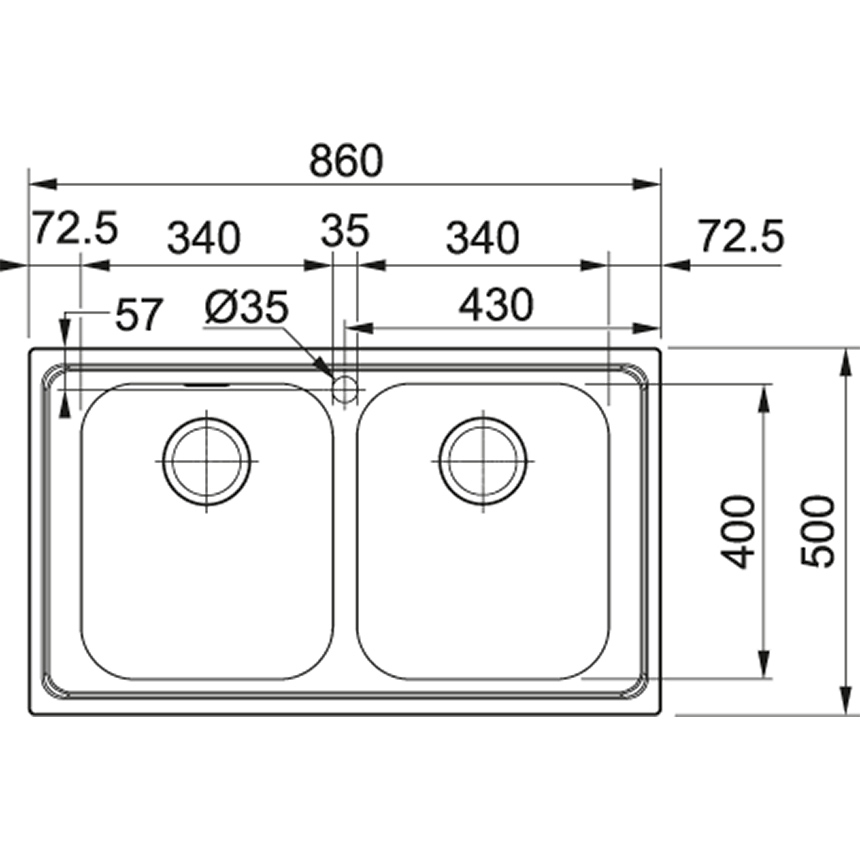 Схема с размерами