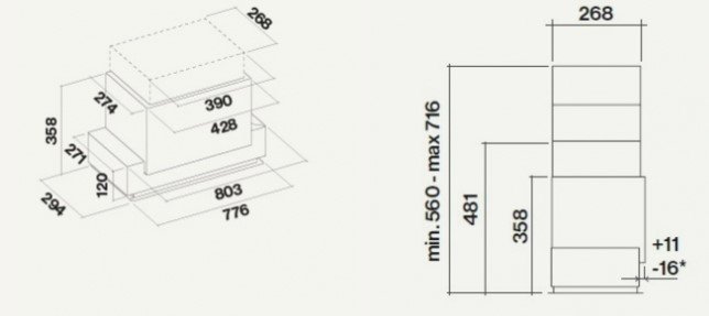 Схема с размерами