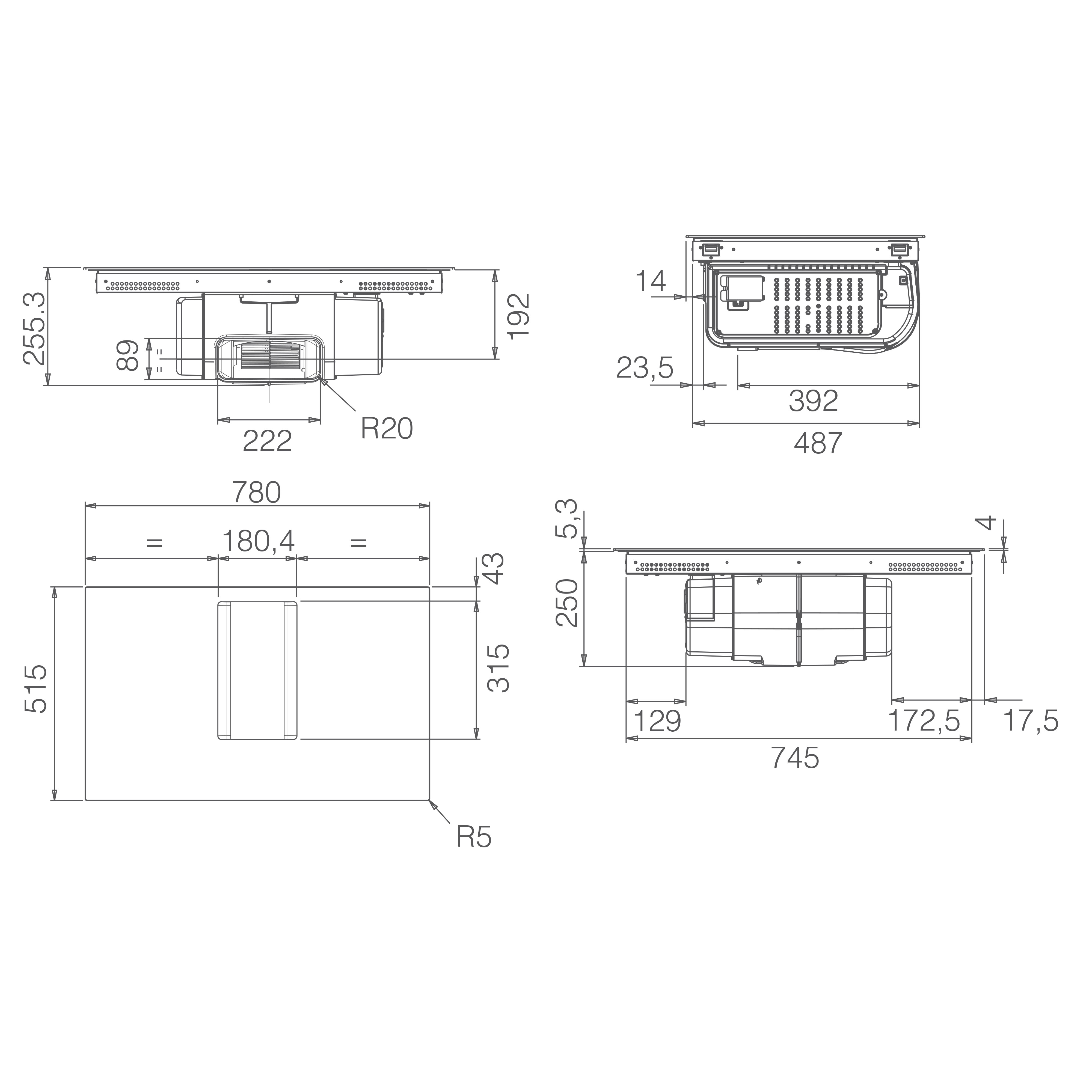 Схема с размерами