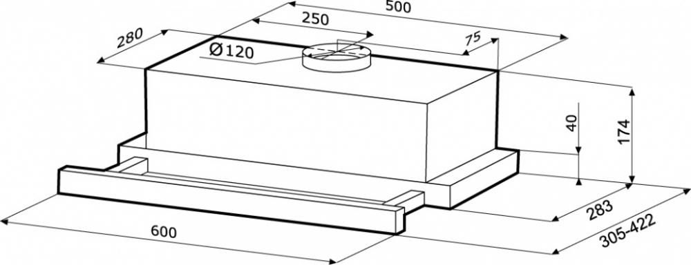 Схема с размерами