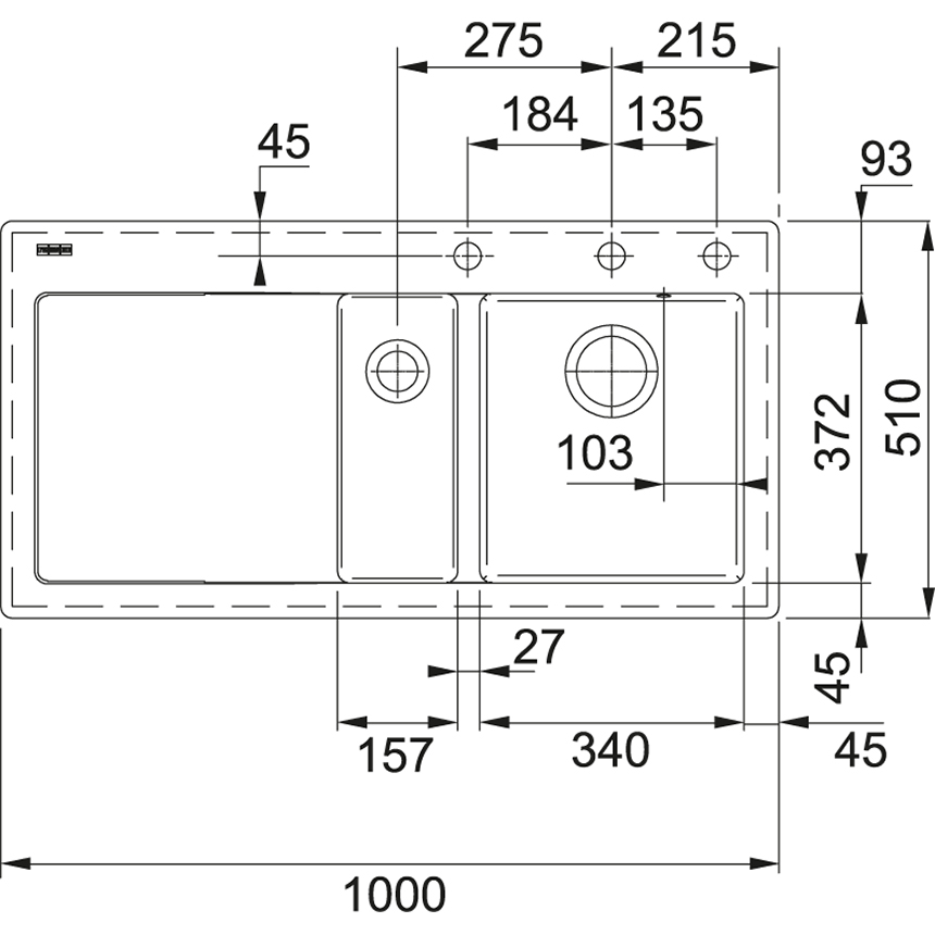 Схема с размерами