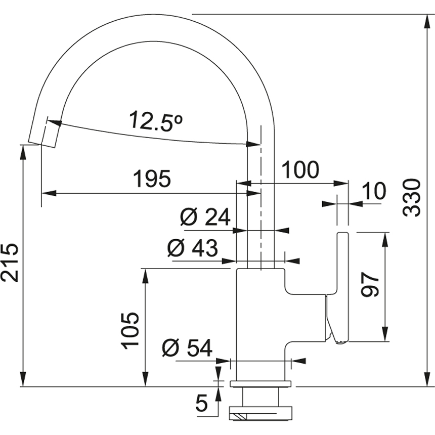 Схема с размерами