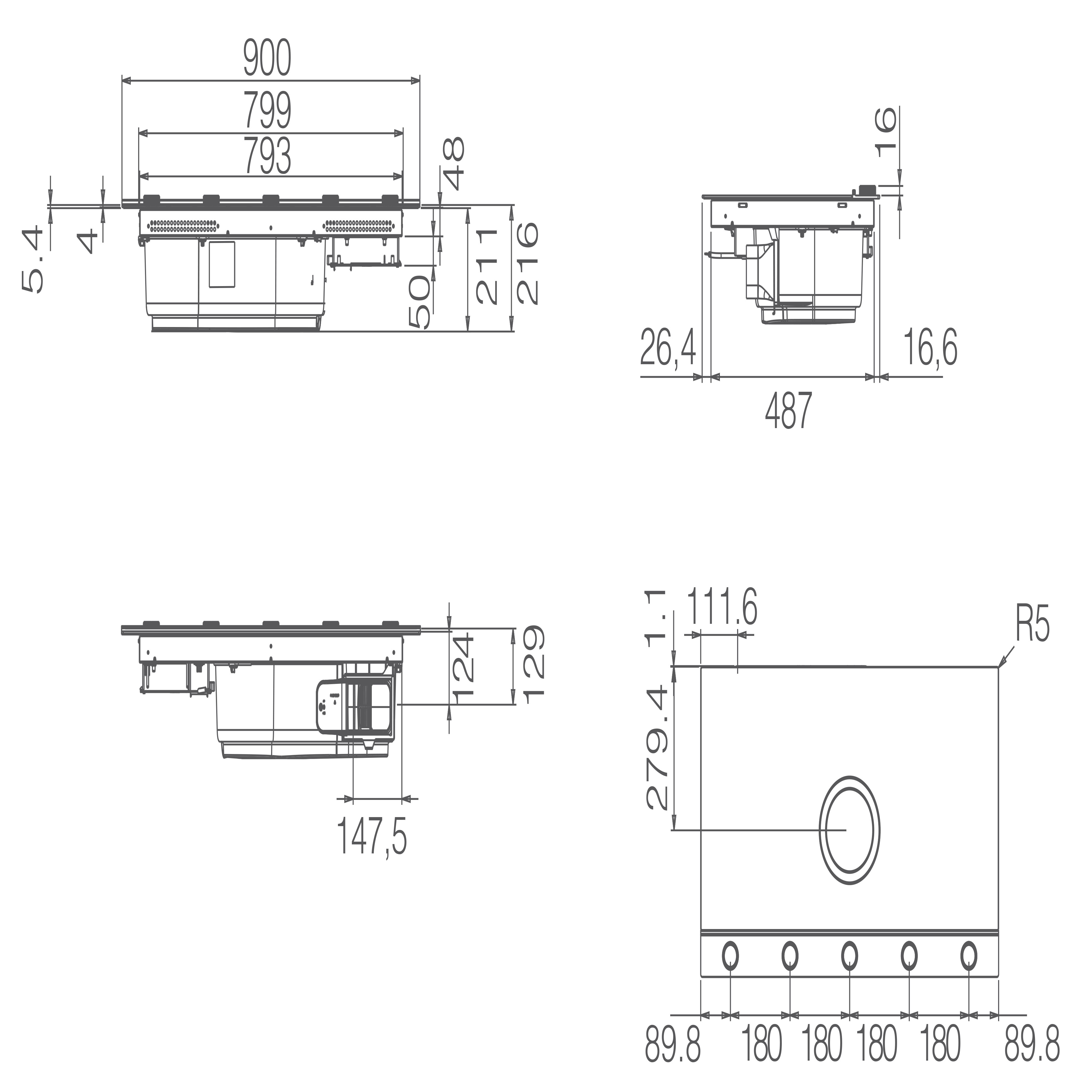 Схема с размерами