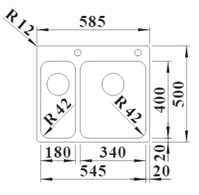 Схема с размерами
