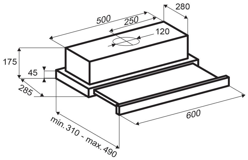 Схема с размерами
