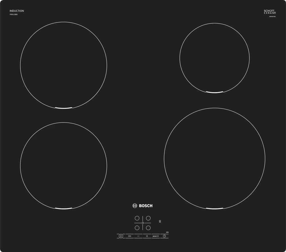 Индукционная варочная панель Bosch PIE611BB5E 