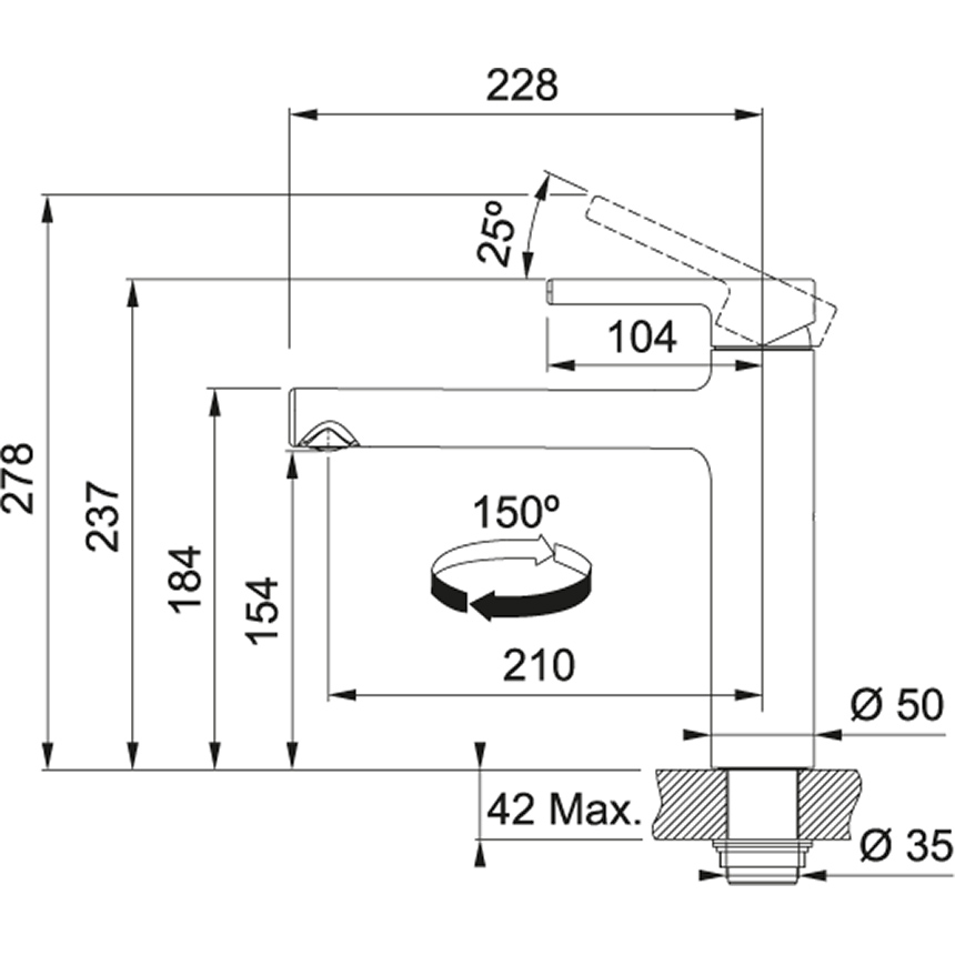 Схема с размерами