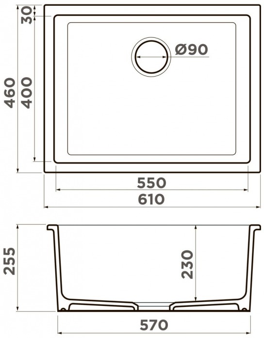 Схема с размерами