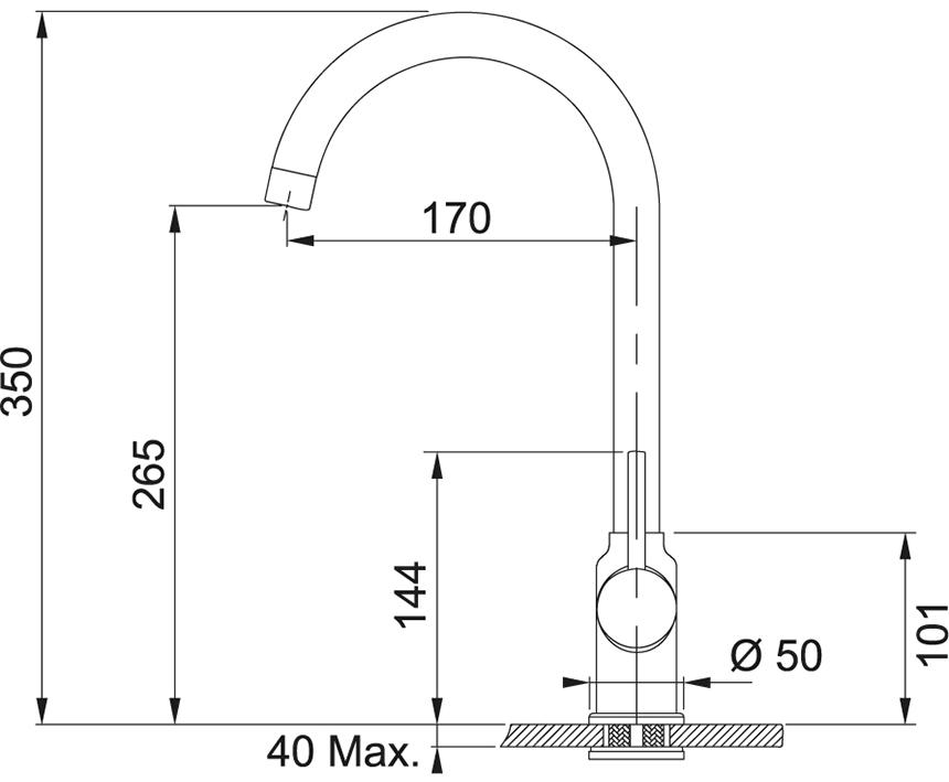 Схема с размерами