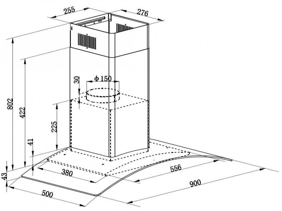 Схема с размерами