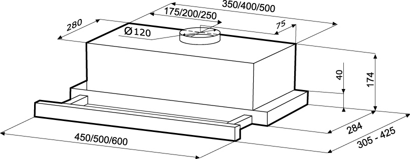 Схема с размерами