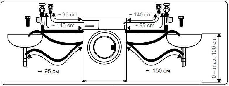 Схема с размерами