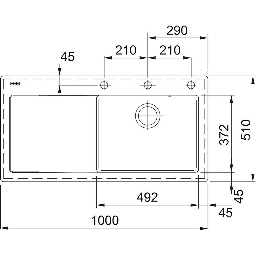 Схема с размерами