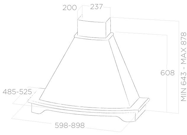Схема с размерами