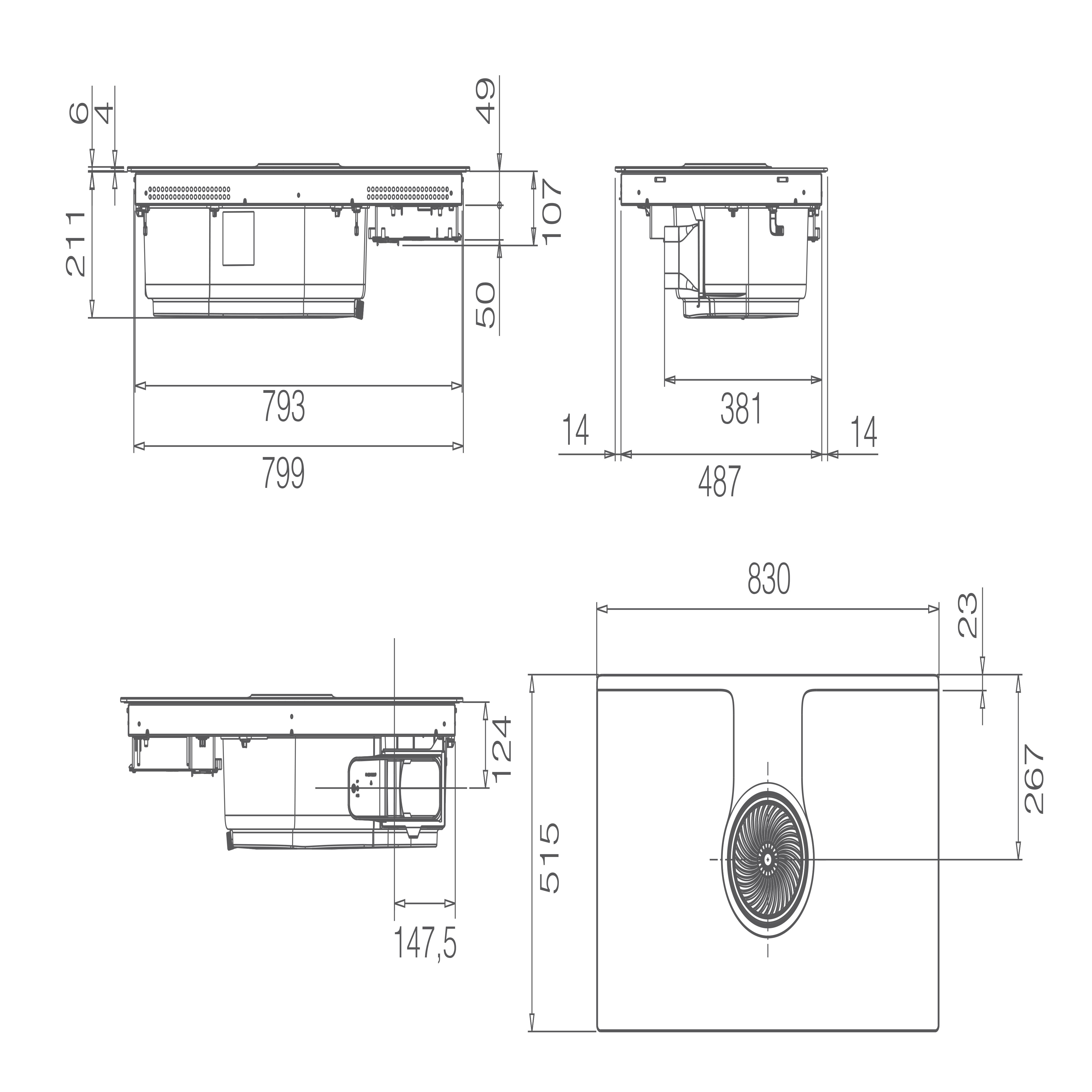 Схема с размерами