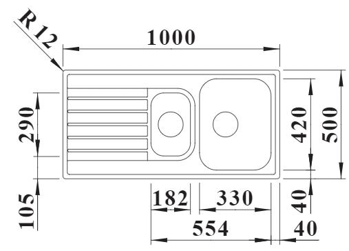 Схема с размерами