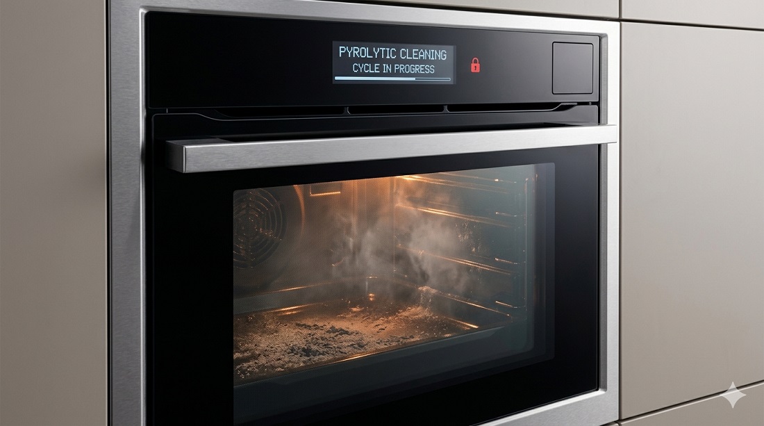 Дверца в пиролитической духовке Дверца в пиролитической духовке