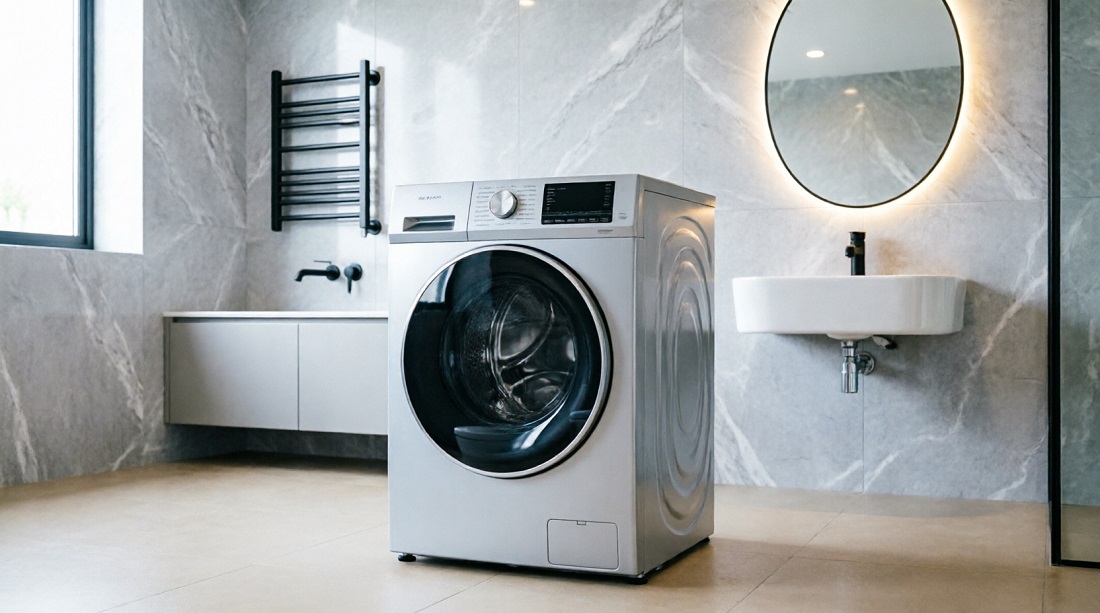 Стиральная машина в интерьере Стиральная машина в интерьере