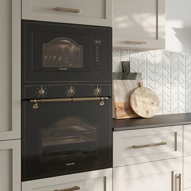 Как установить встраиваемую микроволновую печь Graude