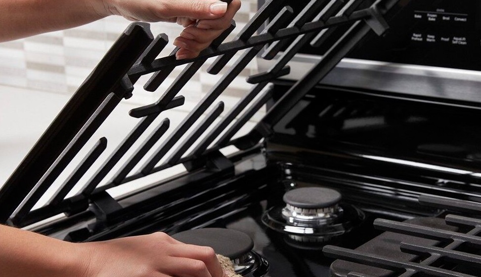 Как снять решетки и конфорки газовой варочной панели Gorenje Как снять решетки и конфорки газовой варочной панели Gorenje