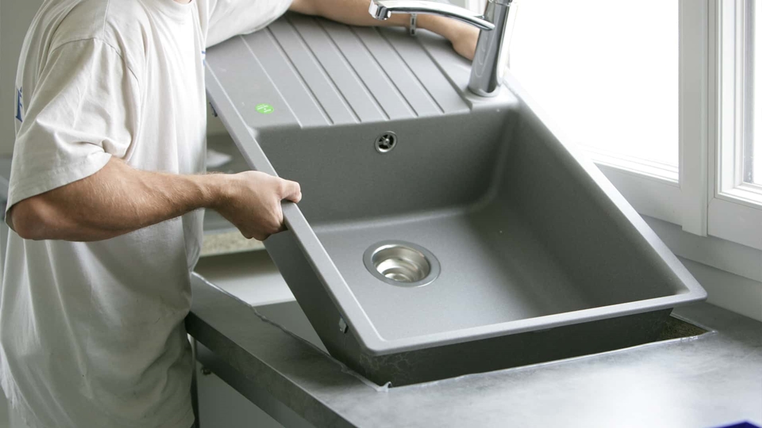 Как установить мойку Graude