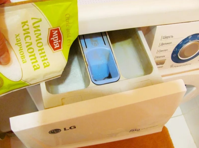 Как убрать запах из стиральной машины