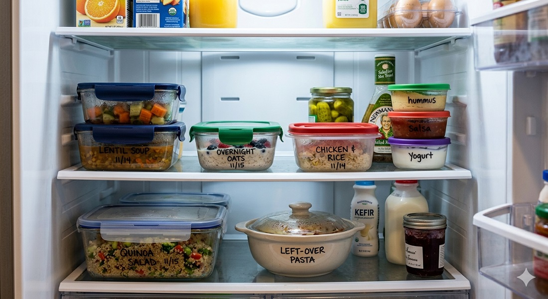 Внутреннее пространство холодильника Внутреннее пространство холодильника