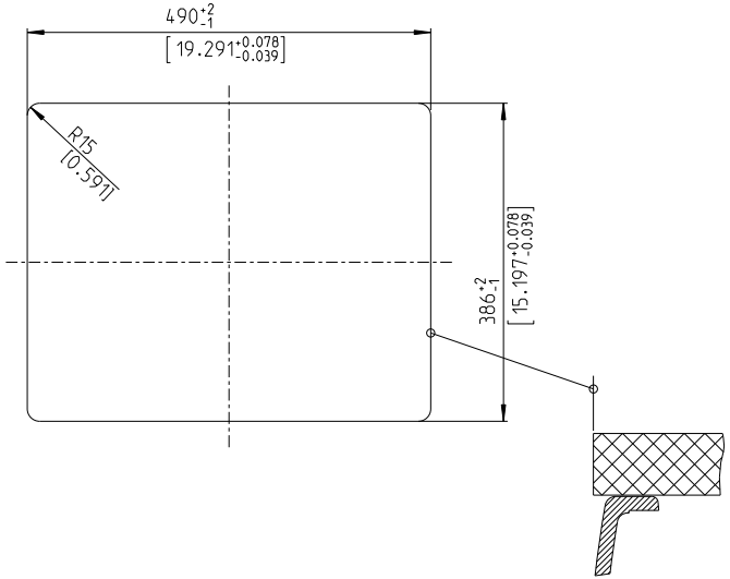 Размеры выреза для установки мойки Размеры выреза для установки мойки