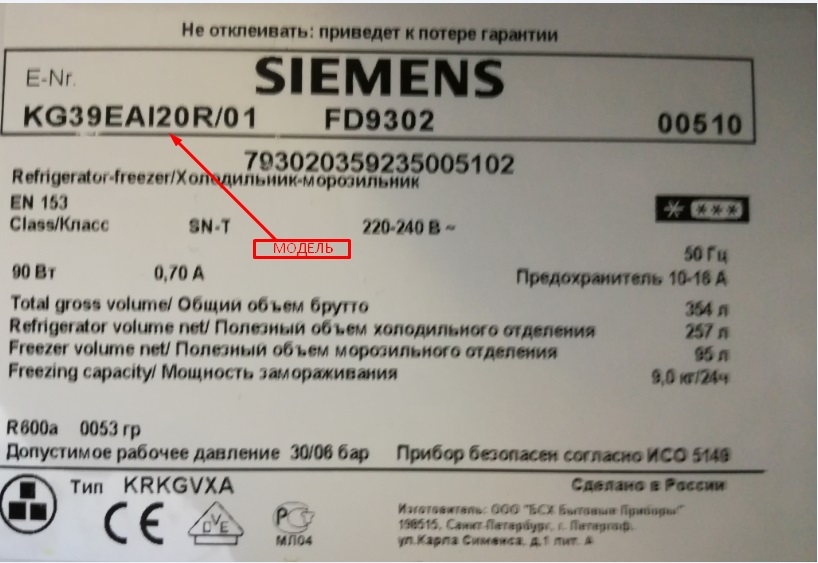 Климатический класс холодильника 