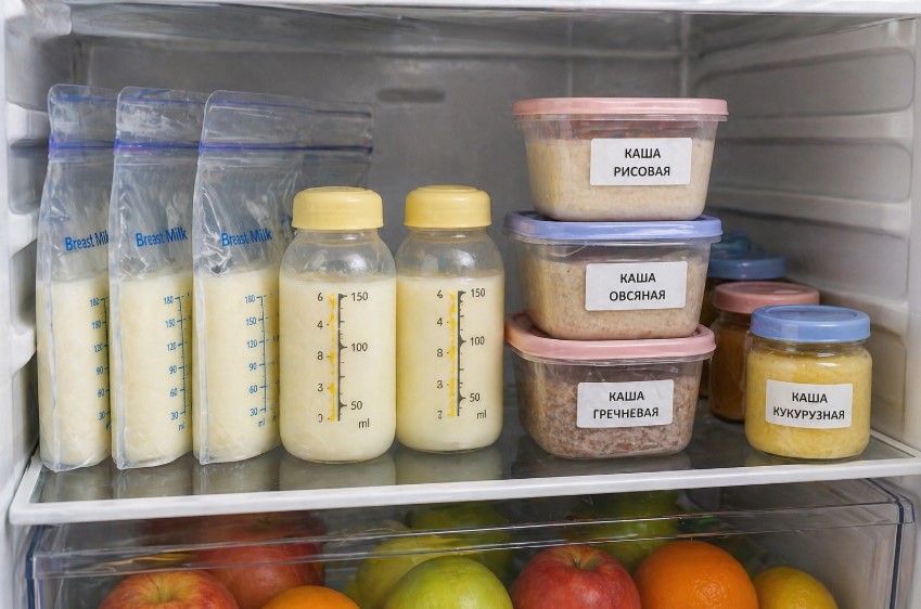 Другие виды продуктов Можно ли, как и сколько хранить грудное молоко в холодильнике?