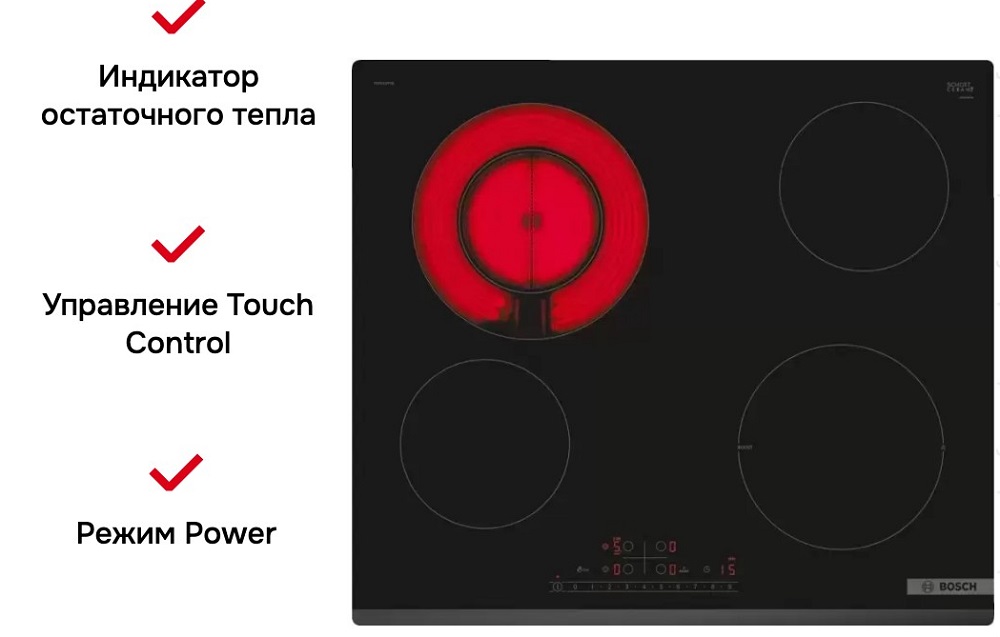 Рейтинг лучших варочных панелей Bosch 2026 года по цене, качеству и надежности