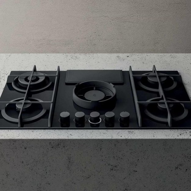 Варочная панель с вытяжкой Elica NIKOLATESLA FLAME BL/A/88 (preview 1)