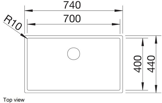 Мойка BLANCO CLARON 700-IF нержавеющая сталь Durinox (preview 3)