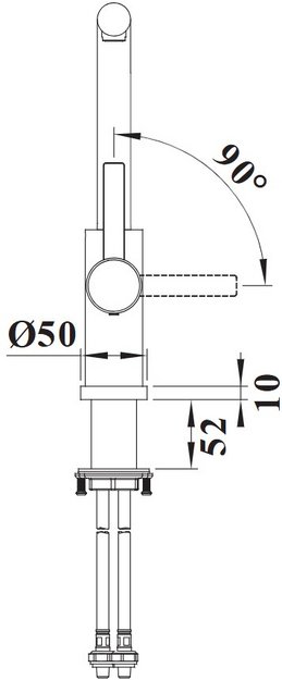 Смеситель Blanco Lanora-F 526179 нержавеющая сталь (preview 4)