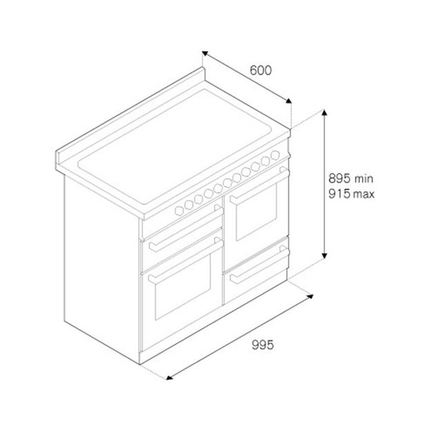 Варочный центр Bertazzoni HER100 6 MFE T NET (preview 4)