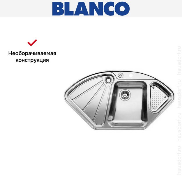 Мойка Blanco DELTA-IF Edition нержавеющая сталь (preview 5)