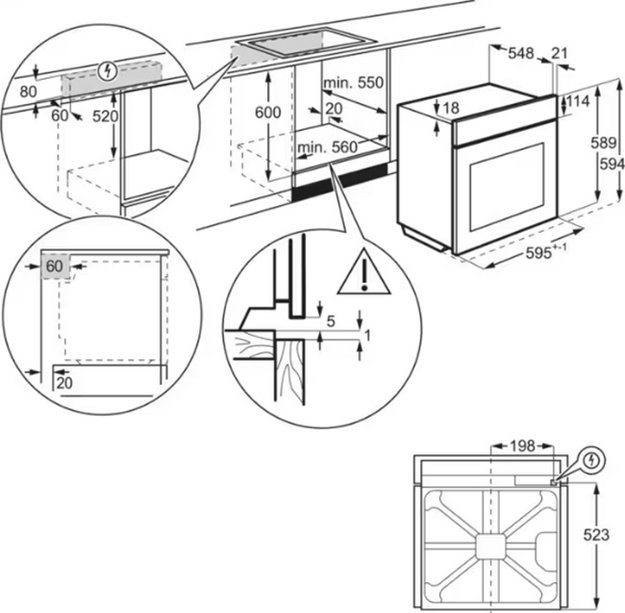Духовой шкаф AEG TU5AB21FSB (preview 5)