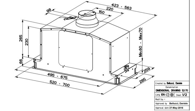 Встраиваемая вытяжка Faber IN-LIGHT EV8P WH MATT A70 (preview 6)