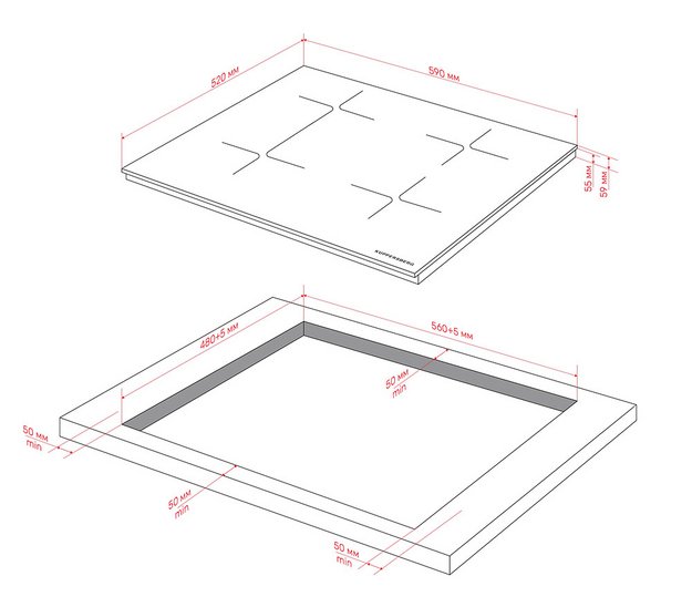 Индукционная варочная панель Kuppersberg ICI 619 (preview 5)