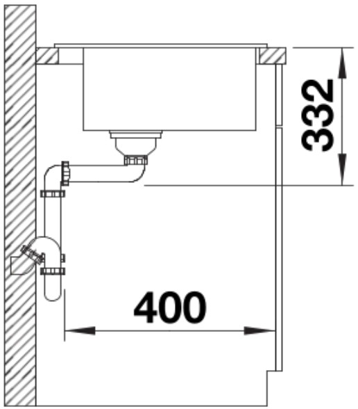 Мойка BLANCO NAYA 5 Silgranit белый (preview 5)
