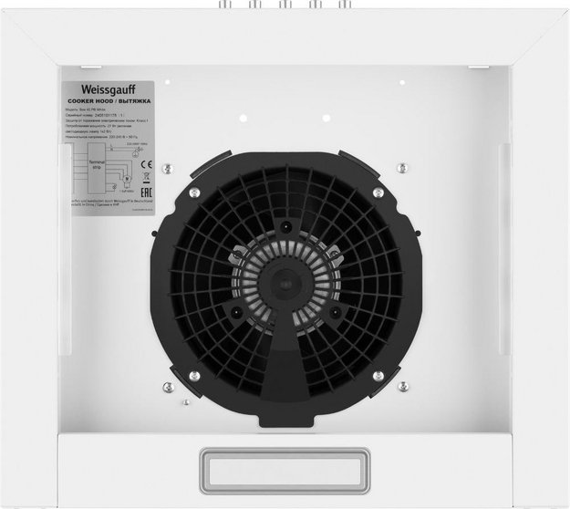 Вытяжка цилиндрическая пристенная Weissgauff Box 40 PB White (preview 7)