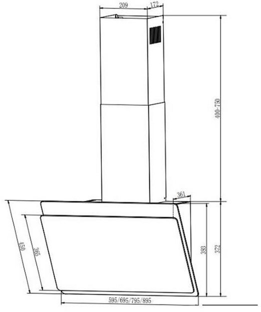 Вытяжка Faber TOCCO WH 60 (preview 10)