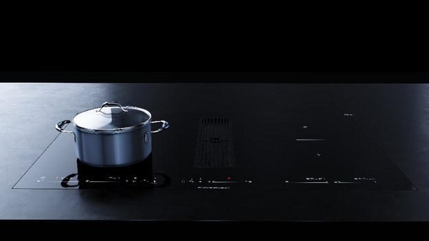 Варочная панель с вытяжкой Kuppersbusch KMI 8590.0 SR Black Chrome (preview 8)