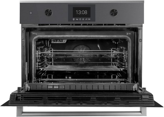 Компактный духовой шкаф с микроволнами Kuppersbusch CBM 6350.0 GPH 2 Black Chrome (preview 2)