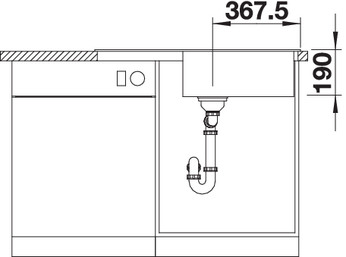 Мойка BLANCO LEGRA XL 6 S Silgranit кофе (preview 7)