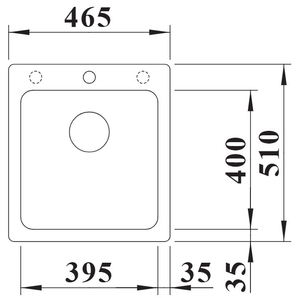 Мойка BLANCO NAYA 45 Silgranit темная скала (preview 3)